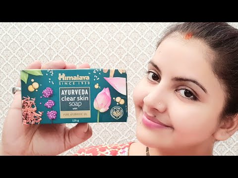 Himalaya ayurveda clear skin soap for face & body review | skin care bath soap with oils | RARA