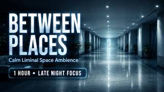 Between Places | Calm Liminal Space Ambience for Late Night Focus (1 Hour)