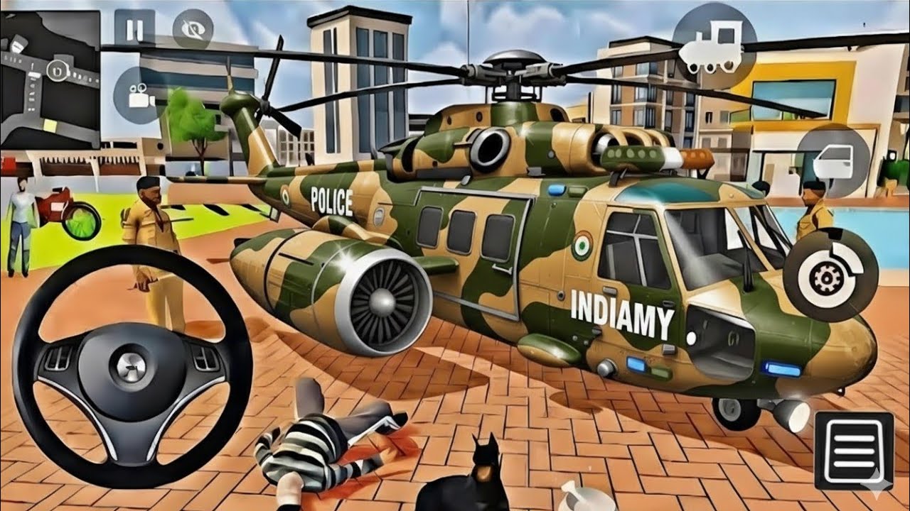 🔥Modified Helicopter🚁 Purchase by Spiderman 🕷️ | Zombie City Mission 🧟 | Indian Thift Auto Simulator