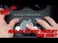 How To: Audi A4 B9 2017 Facelift MMI Reset