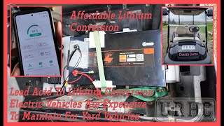Swapping A LiTime 51 2 Volt 100AH Lithium Battery Into My Wifes Club Car Garden Gofer