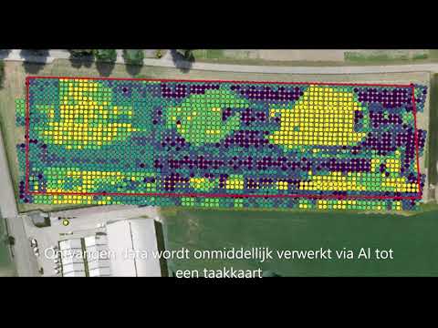 Plaatsspecifieke sproeien op basis van real-time drone-data