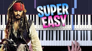 Pirates Of The Caribbean - Hes A Pirate | Piano Tutorial For Complete Beginners