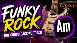 Funky Rock - One Chord Backing Track | Am - 126bpm