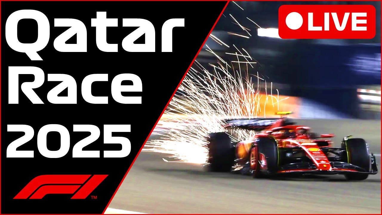🔴F1 LIVE - Qatar GP RACE - Commentary + Live Timing