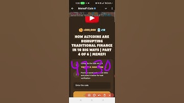 HOW ALTCOINS ARE DISRUPTING TRADITIONAL FINANCE IN 10 BIG WAYS | PART 4 OF 6 | MEMEFI MEMEFI CODE
