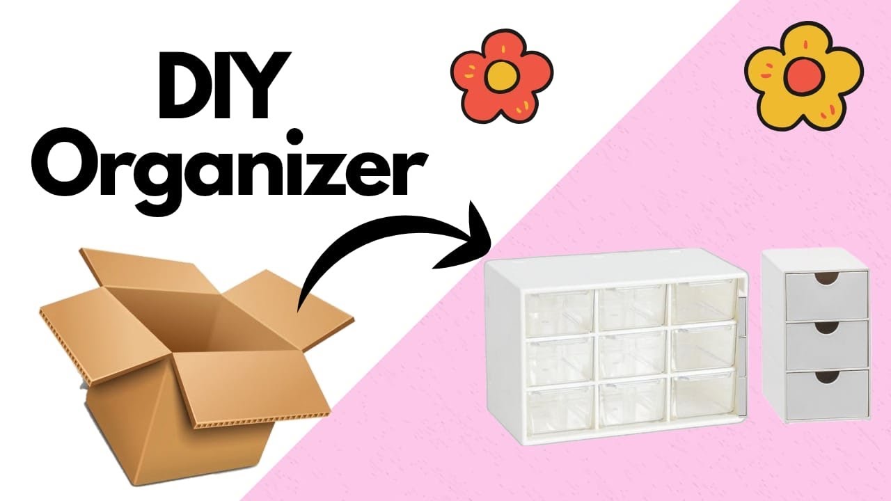 DIY 9 Drawer | How to make storage box | DIY organizer #diy #trending # ...