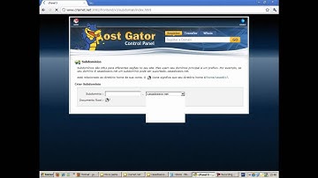 Como criar um sub-domínio no cpanel
