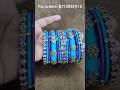 silk thread Bangles purple and sky blue combination #bangles #trending #viral #ytshorts