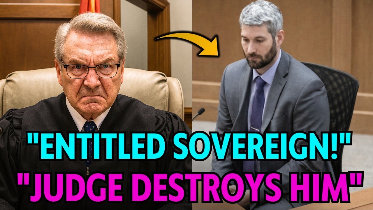 ENTITLED SOVEREIGN CITIZEN Causes Chaos in COURT — JUDGE DESTROYS Him