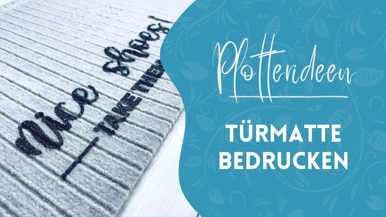 Türmatte mit Screenprinting bedrucken