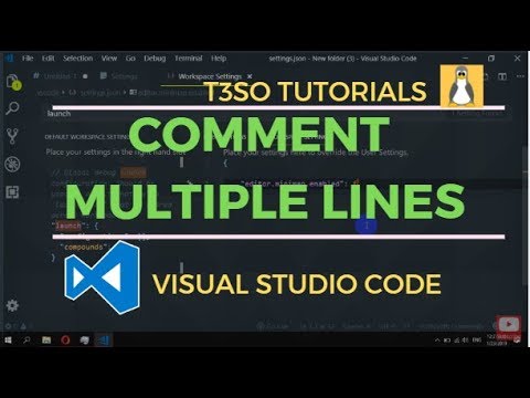 How to Comment Multiple Lines in Visual Studio Code - YouTube