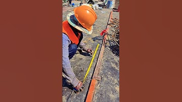 Mark spacing rebar #shorts #construction #skills
