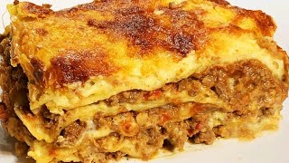 САМАЯ ПРОСТАЯ ЛАЗАНЬЯ!!! Вкусно и сытно!