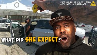 Entitled Woman Turns Traffic Ticket Into Felony  Police Bodycam by MrLboyd Reacts 10,569 views 6 days ago 21 minutes