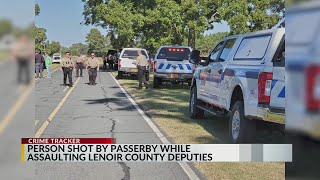 Person shot by passerby while assaulting Lenoir County deputies
