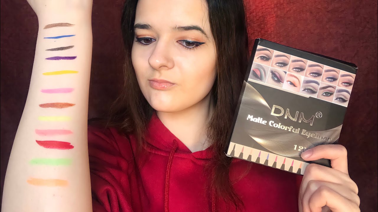 DNM Colourful Eyeliners Makeup Look