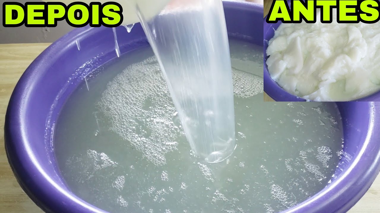 CHEGA DE SABÃO FEIO GELATINOSO COM BABA COMO CONSERTAR SABÃO LÍQUIDO E DETERGENTE