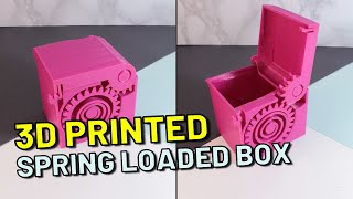 3D PRINTED COOL SPRING LOADED BOX