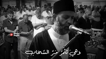وَتَرَى الْجِبَالَ تَحْسَبُهَا جَامِدَةً | أروع حالات واتس اب قرآن كريم الشيخ حسن صالح 🤍✨