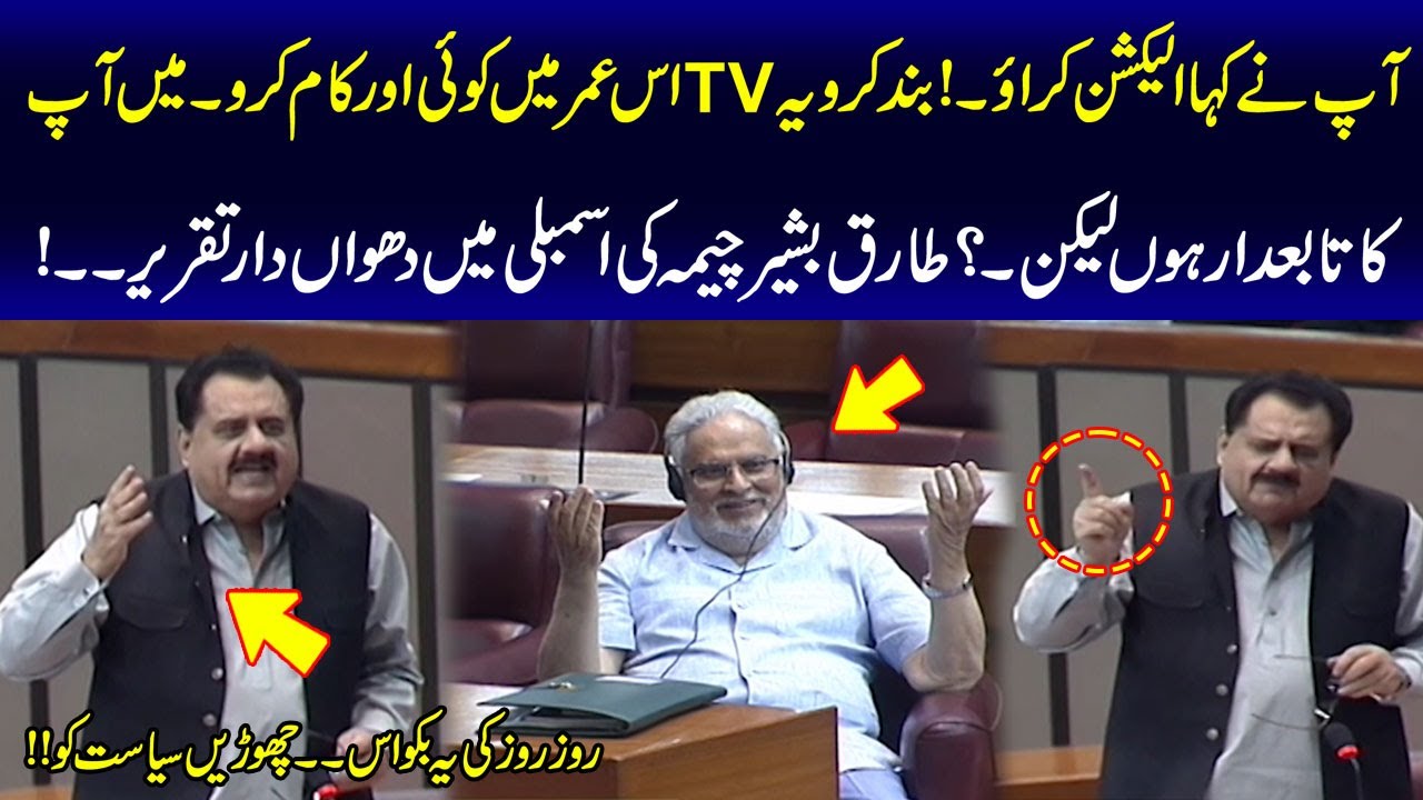 Federal Minister Tariq Bashir Cheema Hard Speech In National Assembly | City 41