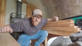 Pine Barrel Sauna after 116 days of use