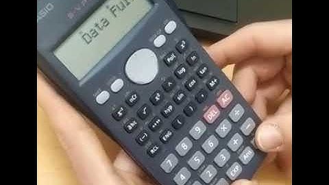 Cómo poner y usar números complejos en calculadora CASIO fx-82MS