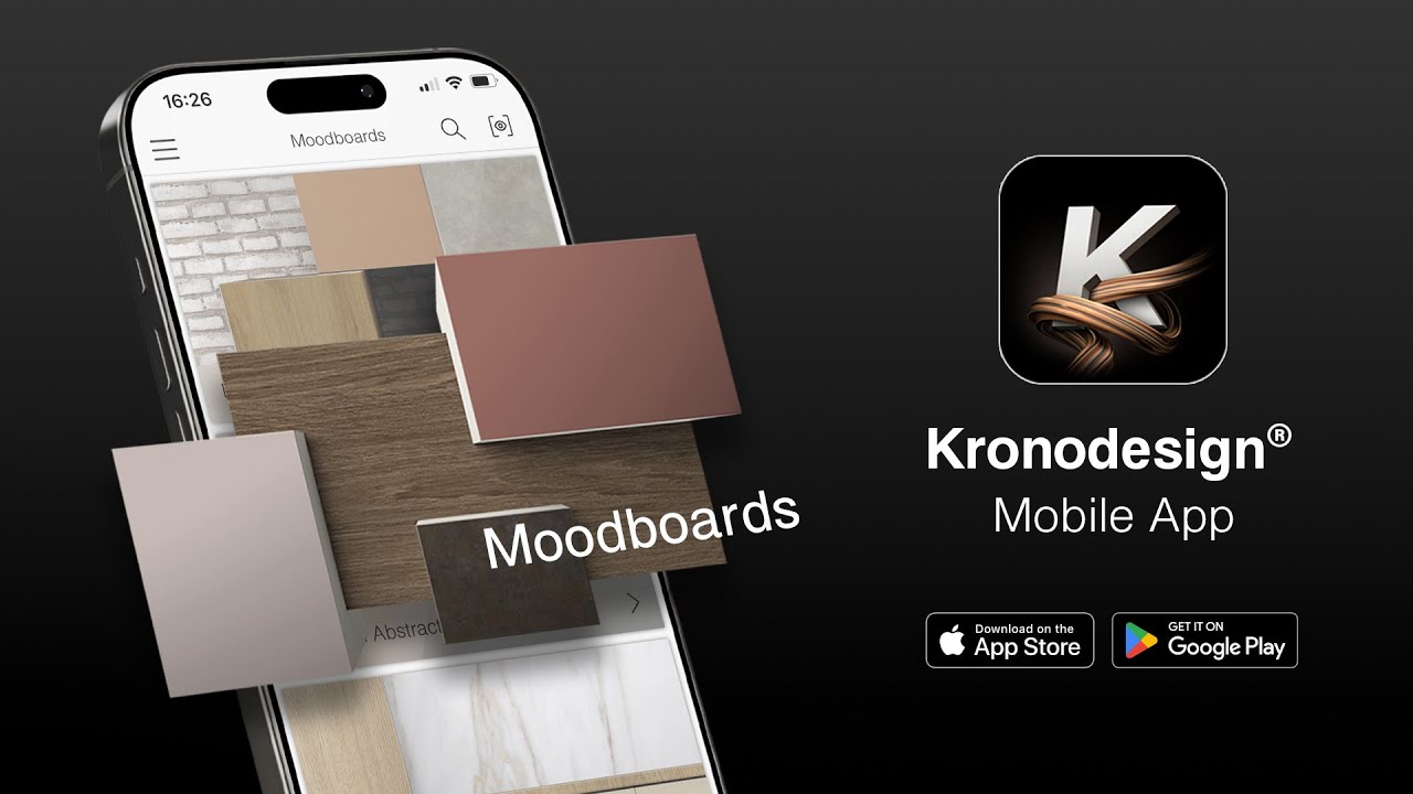 Kronodesign mobile application | Moodboard creation