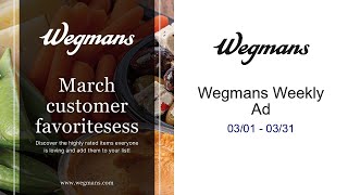 Wegmans Weekly Ad 03/01 - 03/31