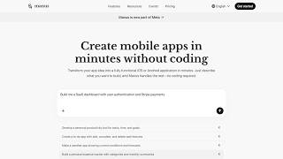 AI No-Code Mobile App Builder: Build iOS & Android Apps Without Coding... · Manus.im · 2026 screenshot 5