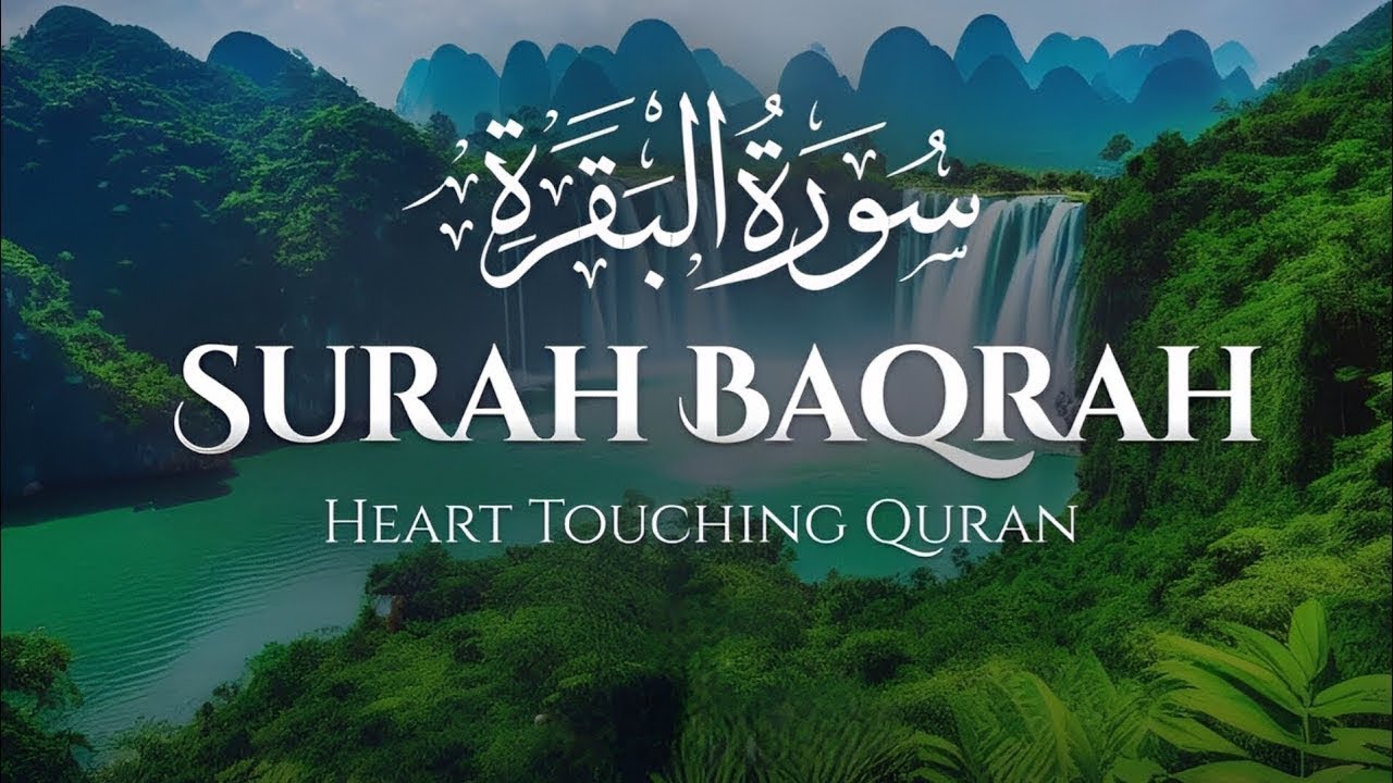 Surah Al Baqarah Full سورة البقره  Relaxing Calming & Heart Touching Quran