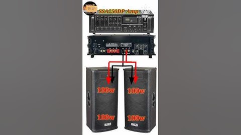 Ahuja 250 watt amplifier Ahuja 2top connection