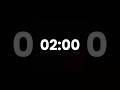 2 Minute Countdown Timer with Ticking Sound | 120 Seconds