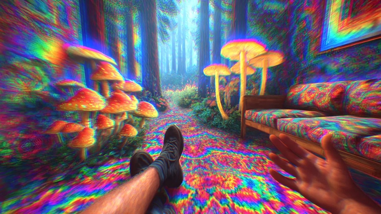 Magic Mushroom & LSD Vision - Psy Dub Trip (Trippy Visuals / Psychedelic Animation / Trippy Video)