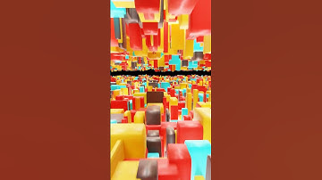 PARALLEL WORLDS - 3D animation.Abstraction.short #shorts#animation #3d