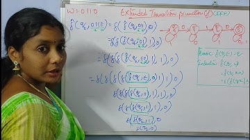 Lecture-30 Extended transition function DFA Example | By Neelis Galaxy