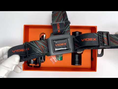 Налобний світлодіодний акумуляторний ліхтар Videx H065A 1200Lm 5000K IP68 VLF-H065A, відео 1