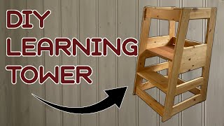 How to build a learning tower for kids