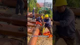 ¡Increíble! 🪵🏛️ Construyendo templos sin un solo clavo #arquitectura #satisfactorio