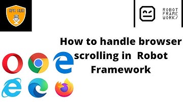 How to Handle Browser Page Scrolling in Robot Framework | Browser Page Scrolling | Robot Framework