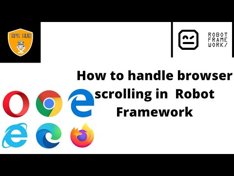 How to Handle Browser Page Scrolling in Robot Framework | Browser Page Scrolling | Robot Framework