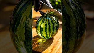 Watermelon Glass Cutting Fruit | Satisfying ASMR #asmr #relax #glasscutting #oddlysatisfying