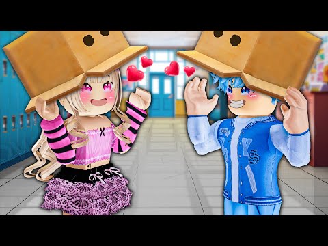 Boy Won't Show Face in School, Cutest Couple in School | Story Roblox