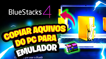 Onde fica a pasta de arquivos do BlueStacks?