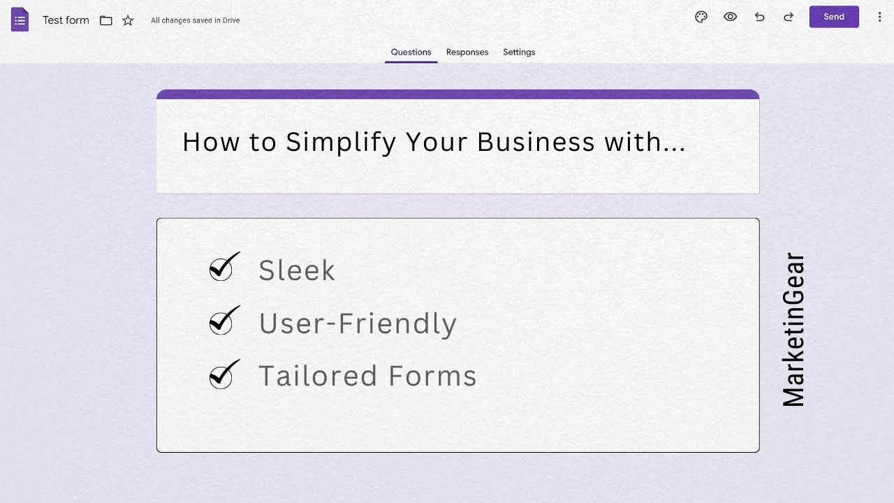 Simplify Your Business with Sleek, User-Friendly and Tailored Forms | MarketinGear