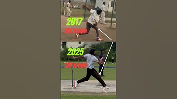 From 105 kmph to 130 kmph 🔥 | Fast Bowling Transformation ✅ #fastbowler #fastbowlingaction #shorts