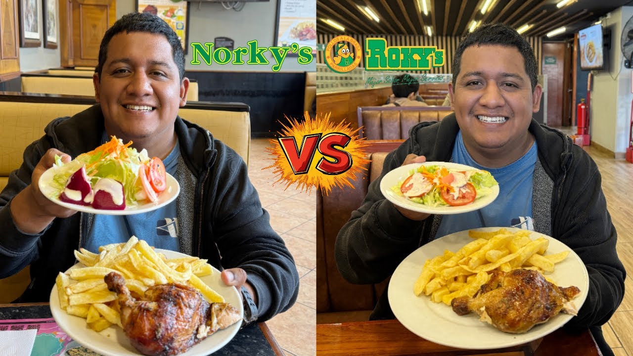 POLLERIA NORKYS VS POLLERIA ROKYS ¿Cual es el mejor? | Mi Receta Magica ft. ​⁠​⁠