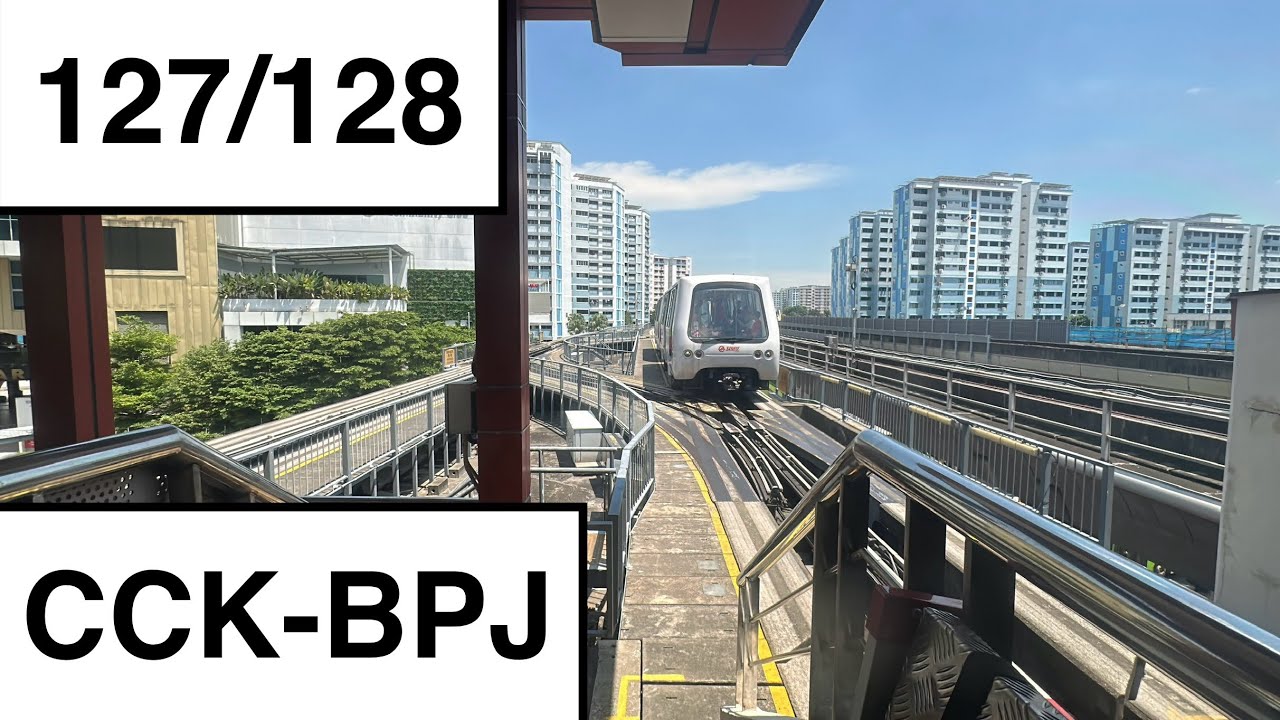 SMRT Bombardier Innovia APM 100 C801A (127/128) Choa Chu Kang-Bukit ...