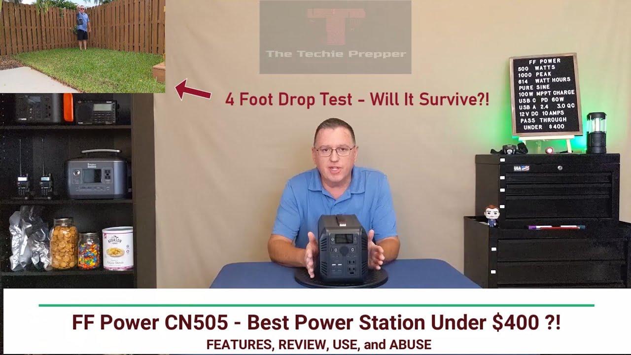 FF Power 500 Watt Power Station Review w/ Drop Test The Best Power