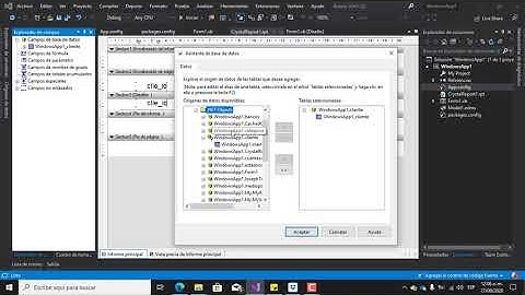 Generar reporte desde una lista en VB y crystal report VS 2019